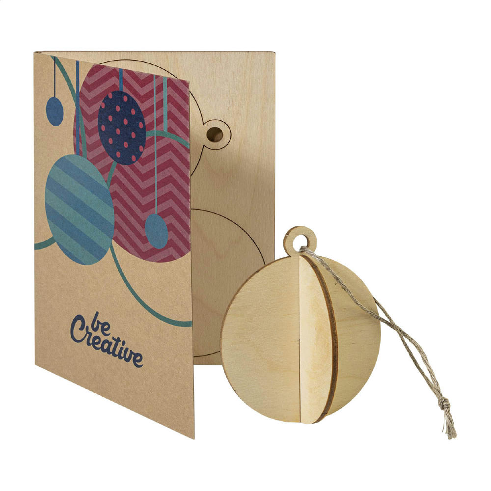 Product image Weihnachtskarte, Stern FestiCard Kraft Werbeartikel