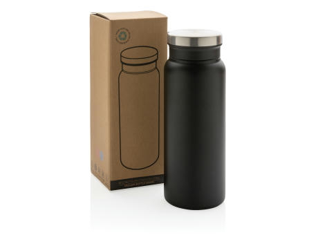 RCS recycelte Stainless Steel Vakuumflasche 600ml Werbeartikel