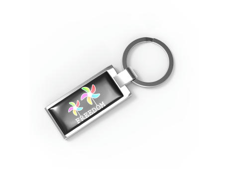 Key Ring Verso Rectangular bedrucken