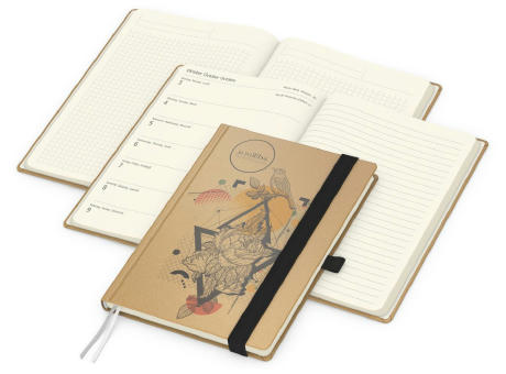 Wochenplaner Match-Hybrid Creme Bestseller Werbeartikel