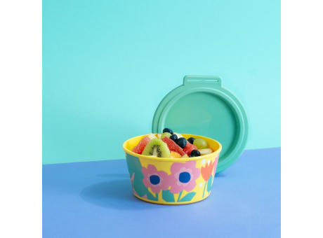 Koziol NORA BOX 700ml BLOOMS Schale 700ml mit Deckel Werbeartikel