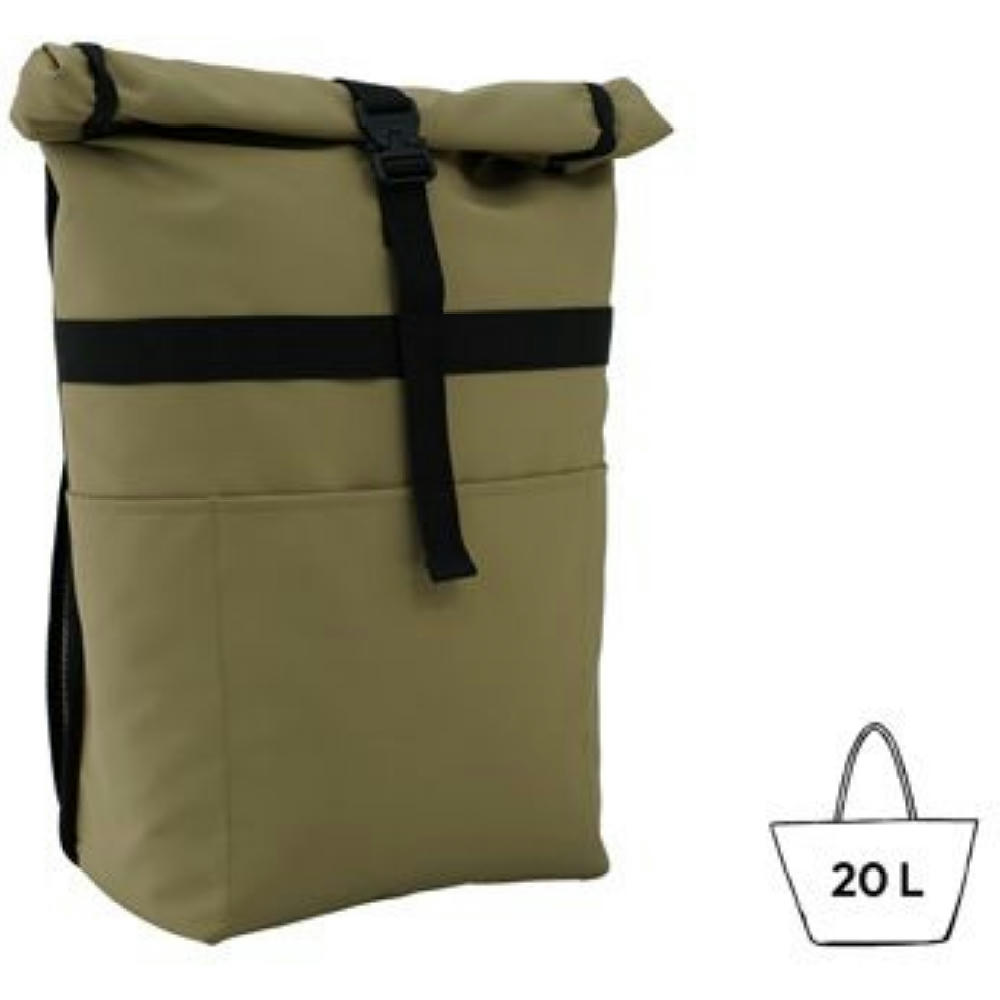 Isolierter Rolltop-Rucksack 'Frisco', Sandfarben Werbeartikel