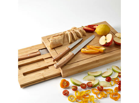 Brancusi Brett Bambus 4-teilig Werbeartikel