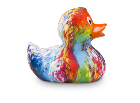 Werbeente Kathrin Kunterbunt, ca. 8 cm Werbeartikel