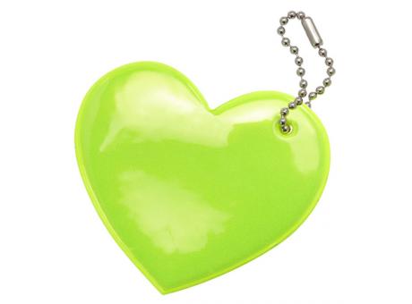 Product image Weich-Reflektor mit Kugelkette, Herz Werbeartikel