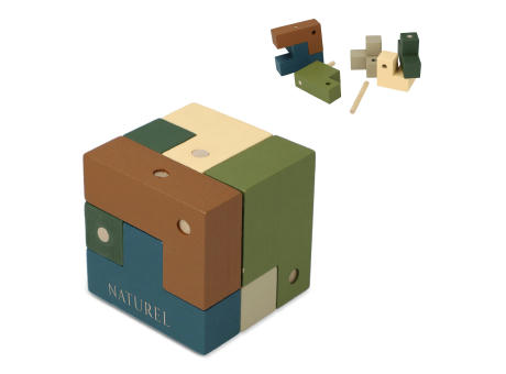 InSideOut Holzwürfel think iq puzzle Werbeartikel