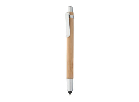 Product image Touchpen mit Kugelschreiber aus Bambus Tashania Werbeartikel