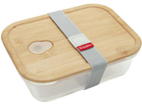 Product image Glasbento 'Iwaki', mit Bambusdeckel Werbeartikel