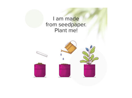 Seed Paper Lanyard 2 cm Schlüsselband bedrucken