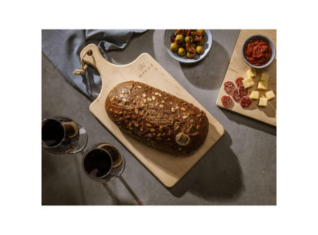 Alder Wood Cutting Board Handle Schneidebrett Werbeartikel