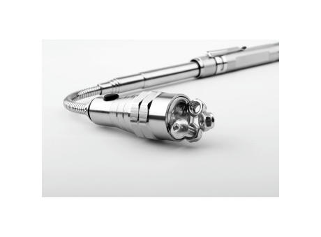 NOBEND. Ausziehbare Metall-Laterne Werbeartikel