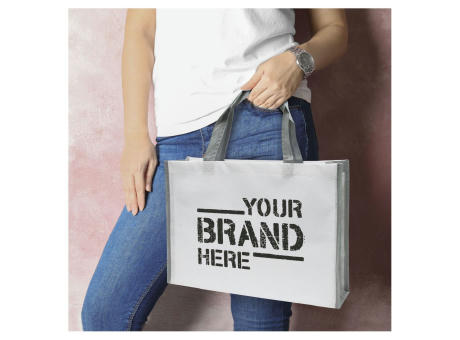 Product image BERGEN - Tragetasche mit Boden- Seitenfalte Werbeartikel