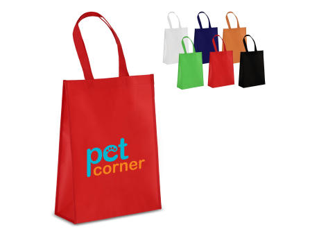 Product image R-PET Tragetasche aus laminiertem Non Woven 30 x 12 x 40cm 105g/m² bedrucken