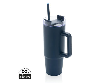 Tana Becher aus RCS recyceltem Kunststoff mit Griff 750ml Werbeartikel