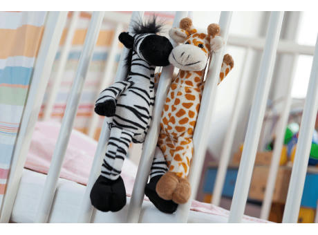 LORENZO - Plüsch-Zebra Werbeartikel