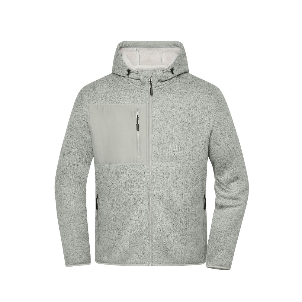 Product image Workwear Knitted Fleece Jacket - Modische Strickfleece-Jacke für Arbeit und Freizeit Werbeartikel