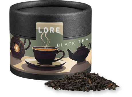 Product image Schwarztee, ca. 15g, Kraftpapierdose Mini schwarz Werbeartikel