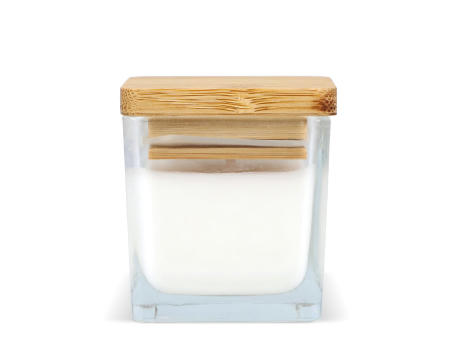 Chakra Kerze auf pflanzlicher Basis im Glasgefäß Werbeartikel