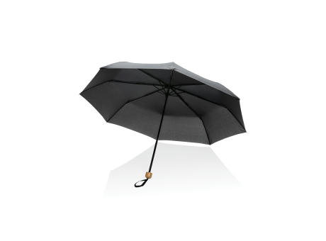 20.5" Impact AWARE™ RPET 190T Pongee Bambus Mini-Schirm Werbeartikel