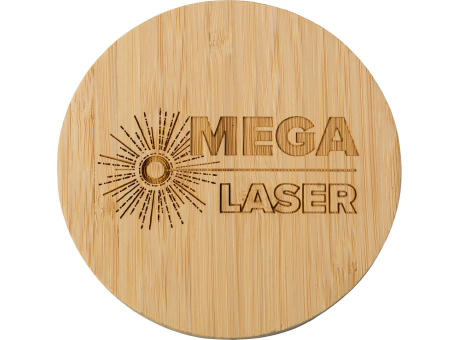 Wireless Ladepad aus Bambus Fernando Werbeartikel