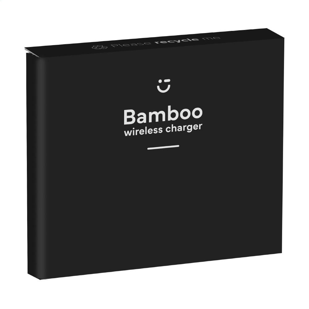 Bamboo 10W Wireless Charger Schnelladegerät Werbeartikel