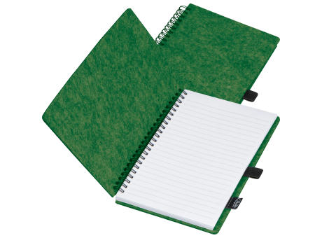 A5 Notizbuch mit farbigem Schnitt EVAN Werbeartikel