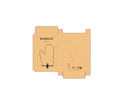Basquiat Küche Handschuhe recy. Baumwolle 280gsm  Werbeartikel