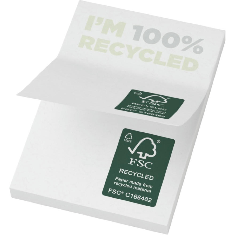 Product image Sticky-Mate® recycelte Haftnotizen 50 x 75 mm Werbeartikel