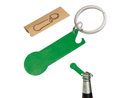 Schlüsselanhänger mit Einkaufschip bedrucken