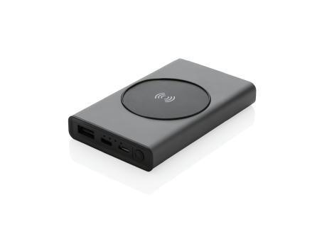 Terra 5000mAh Powerbank  aus RCS Aluminium, 5W Wireless bedrucken