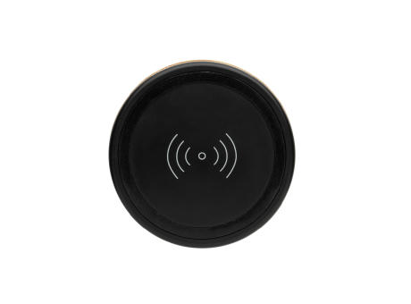 Bambus Wireless Charger und Lautsprecher Werbeartikel
