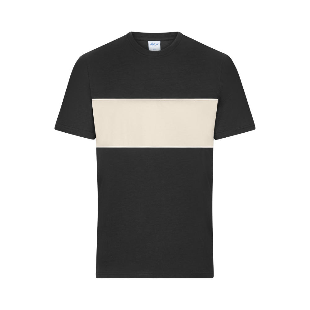T-Shirt colour-block UNISEX - Unisex T-Shirt mit Kontrasteinsatz Werbeartikel