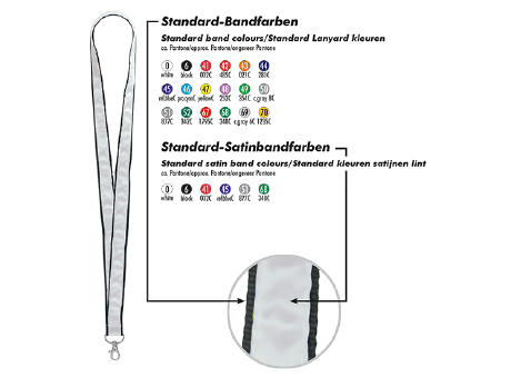 Product image Schlüsselband/Lanyard "Satin" Werbeartikel