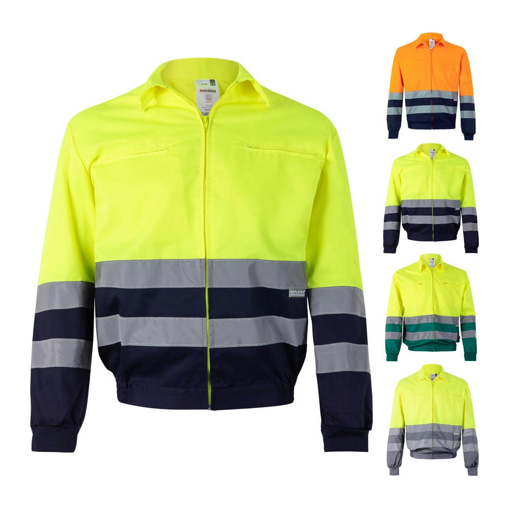Product image VL NEPTUNE. Zweifarbige Twill-Jacke (210g/m²) aus Polyester (80%) und Baumwolle (20%) Werbeartikel