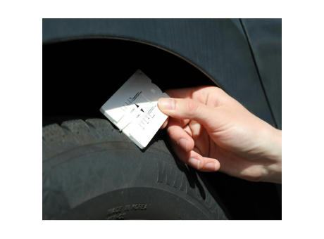 Reifenprofilmesser "Card" Werbeartikel