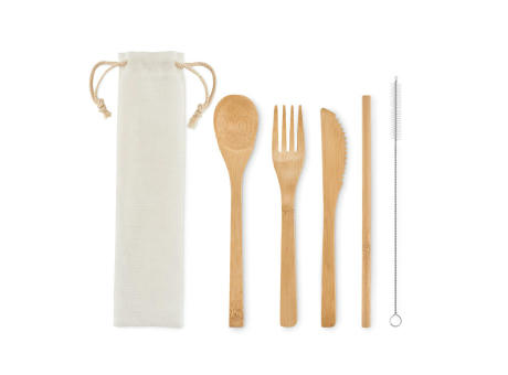 Product image Besteck-Set Bambus Werbeartikel