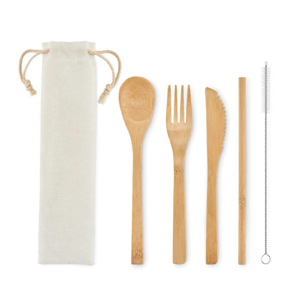Product image Besteck-Set Bambus Werbeartikel