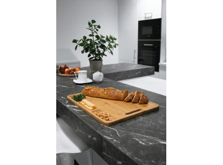 BAMBOO SERVING - Großes Schneidebrett Werbeartikel