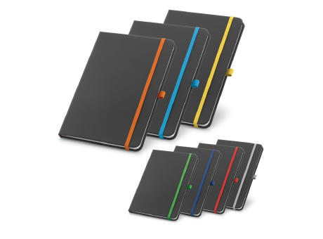 CORBIN. A5 Notizbuch aus PU mit linierten Blättern bedrucken