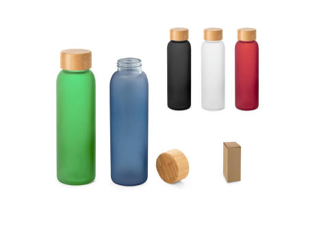 Product image LILLARD GLASS. Trinkflasche aus Mattglas 500ml Werbeartikel