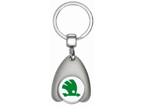 Product image Metmaxx® EK-Schlüsselanhänger "ItsMyBrand" silber Werbeartikel