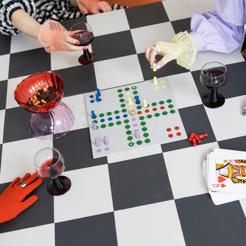 Byon Ludo Gamble Holz Werbeartikel