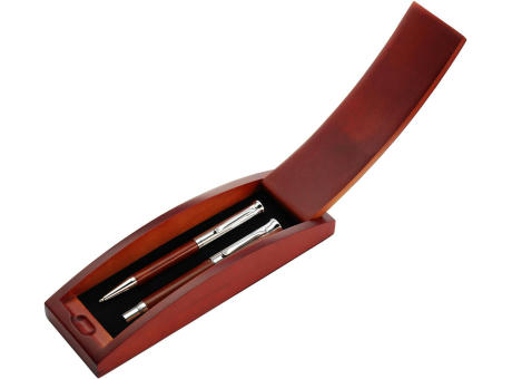 Schreibset aus Rosenholz Robin Werbeartikel