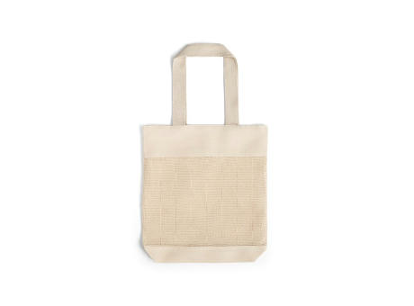 Product image MUMBAI. Tragetasche mit Mesh aus 100% Baumwolle (180 g/m²) bedrucken