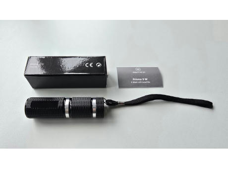 LED Leuchte "Prisma 3W schwarz" Werbeartikel