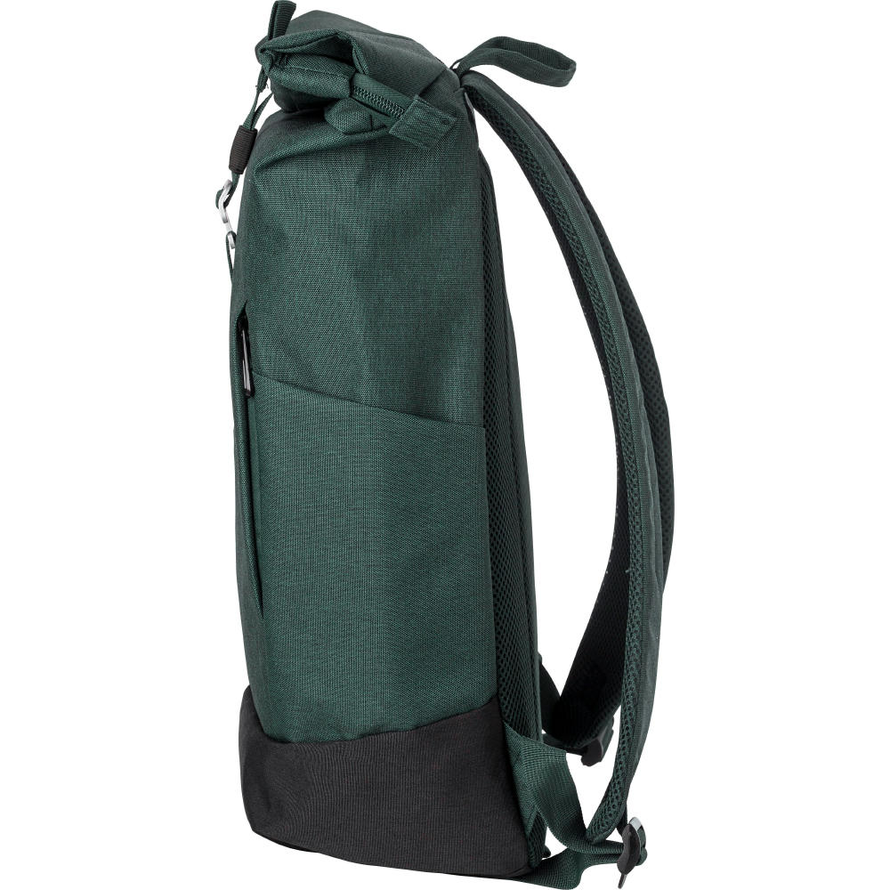 Polyester (600D) Rolltop-Rucksack Oberon Werbeartikel