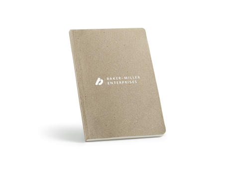 Poe Notizbuch A5 recy. Papier 80gsm 196 Seiten Werbeartikel