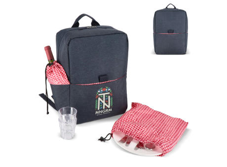 Picknick-Rucksack aus R-PET-Material  Werbeartikel