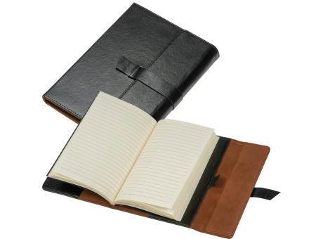 Product image CrisMa Kunstleder Notizbuch A5 mit linierten Seiten Werbeartikel