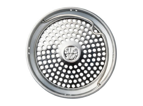 Isolierflasche aus Edelstahl und Bambus mit Teesieb RETUMBLER-ADAMUZ Werbeartikel